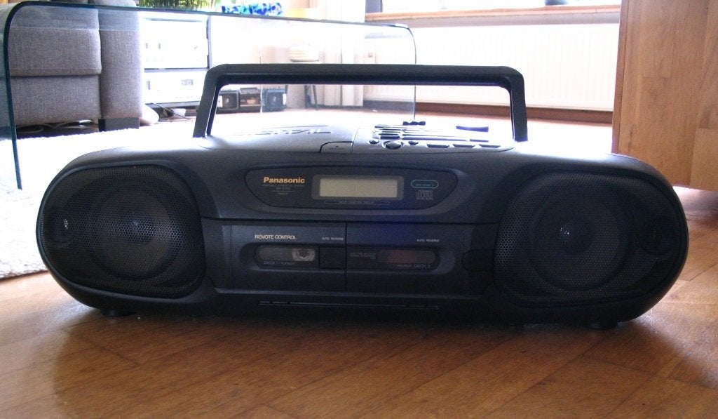 90's Panasonic ghettoblaster type RX-DT55, Audio, Tv en Foto, Ophalen of Verzenden, Gebruikt, Radio, Met cd-speler