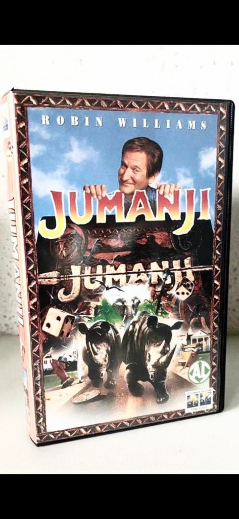 vhs:  ‘JUMANJI’  (1995), Alle leeftijden, Ophalen of Verzenden, Zo goed als nieuw, Actie en Avontuur