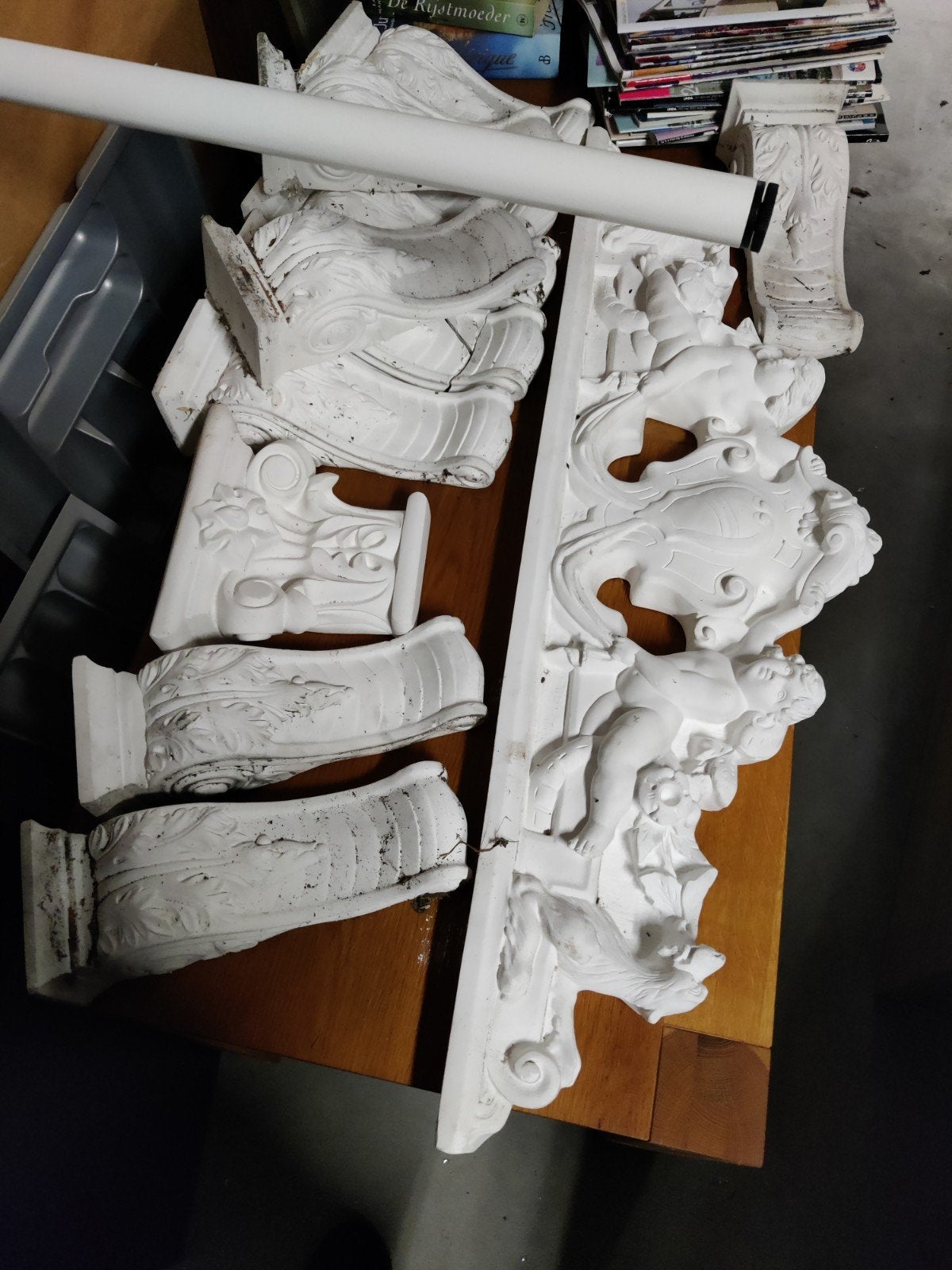 Decoratieve gipsen ornamenten en beelden, Ophalen of Verzenden