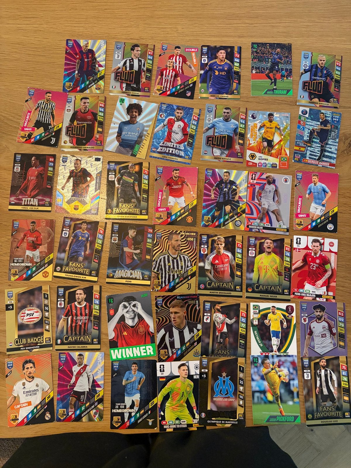 Panini Voetbalkaartjes - Diverse Collectie, Verzenden, Zo goed als nieuw