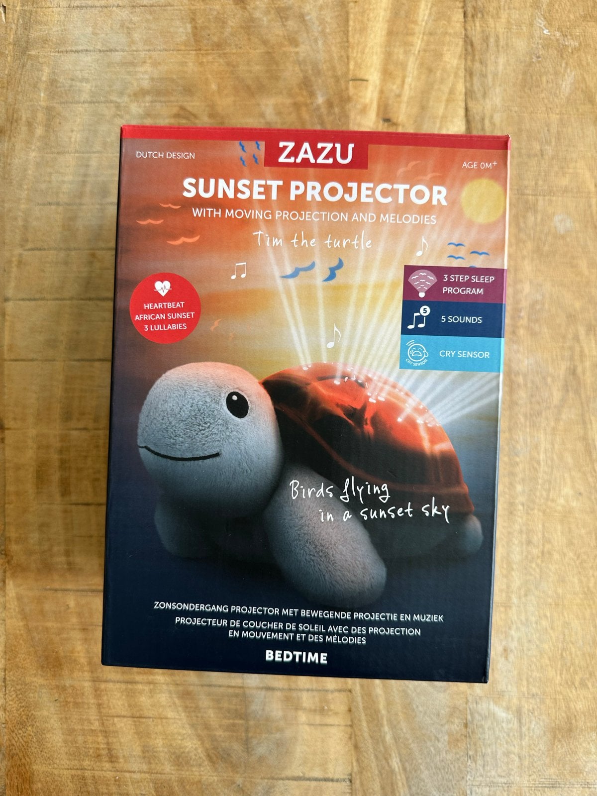 ZAZU Sunset Projector Tim de Schildpad met Geluid, Ophalen of Verzenden, Nieuw, Overige typen, Met licht