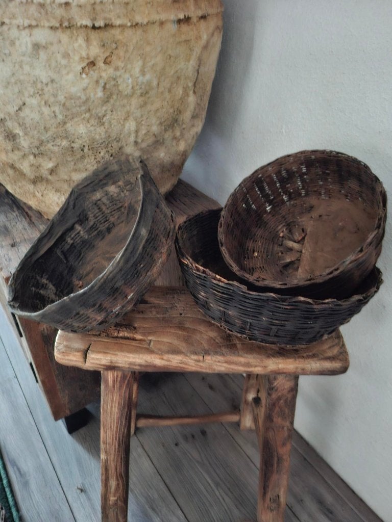 Prachtige set van 3 leemmanden / leemmand, Ophalen of Verzenden, Zo goed als nieuw, Overige materialen, Landelijk