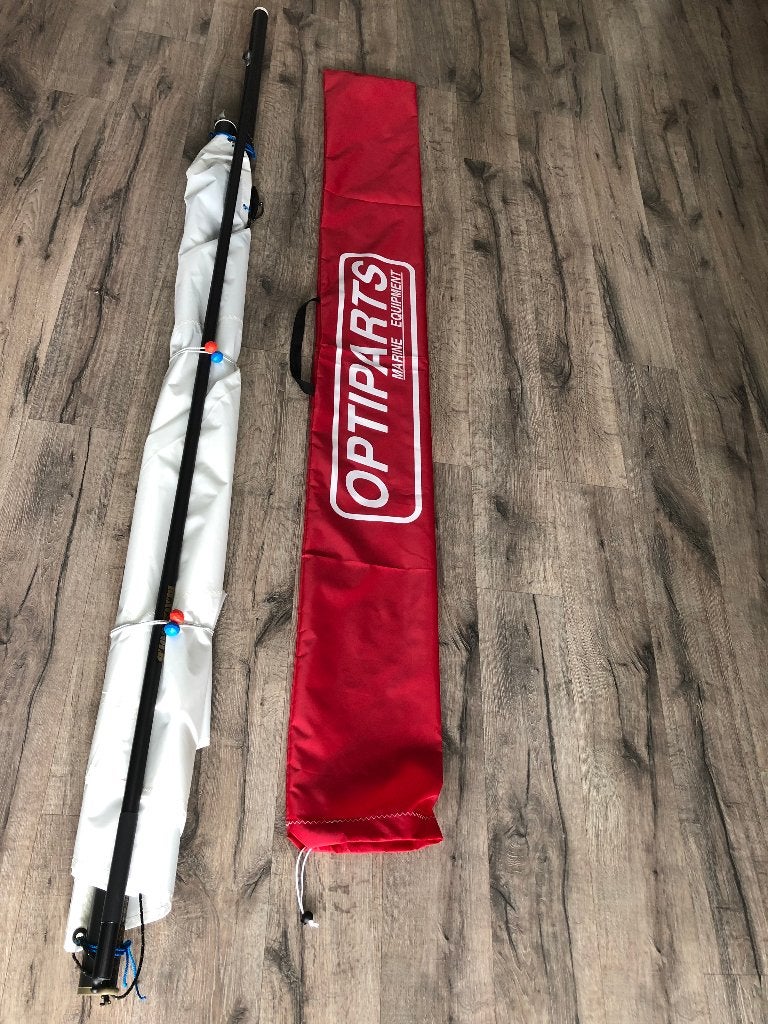 Optimist mastset type Optiparts Blackmax, Watersport en Boten, Zeilen en Zeiltoebehoren, Zo goed als nieuw, Toebehoren, Minder dan 15 m²