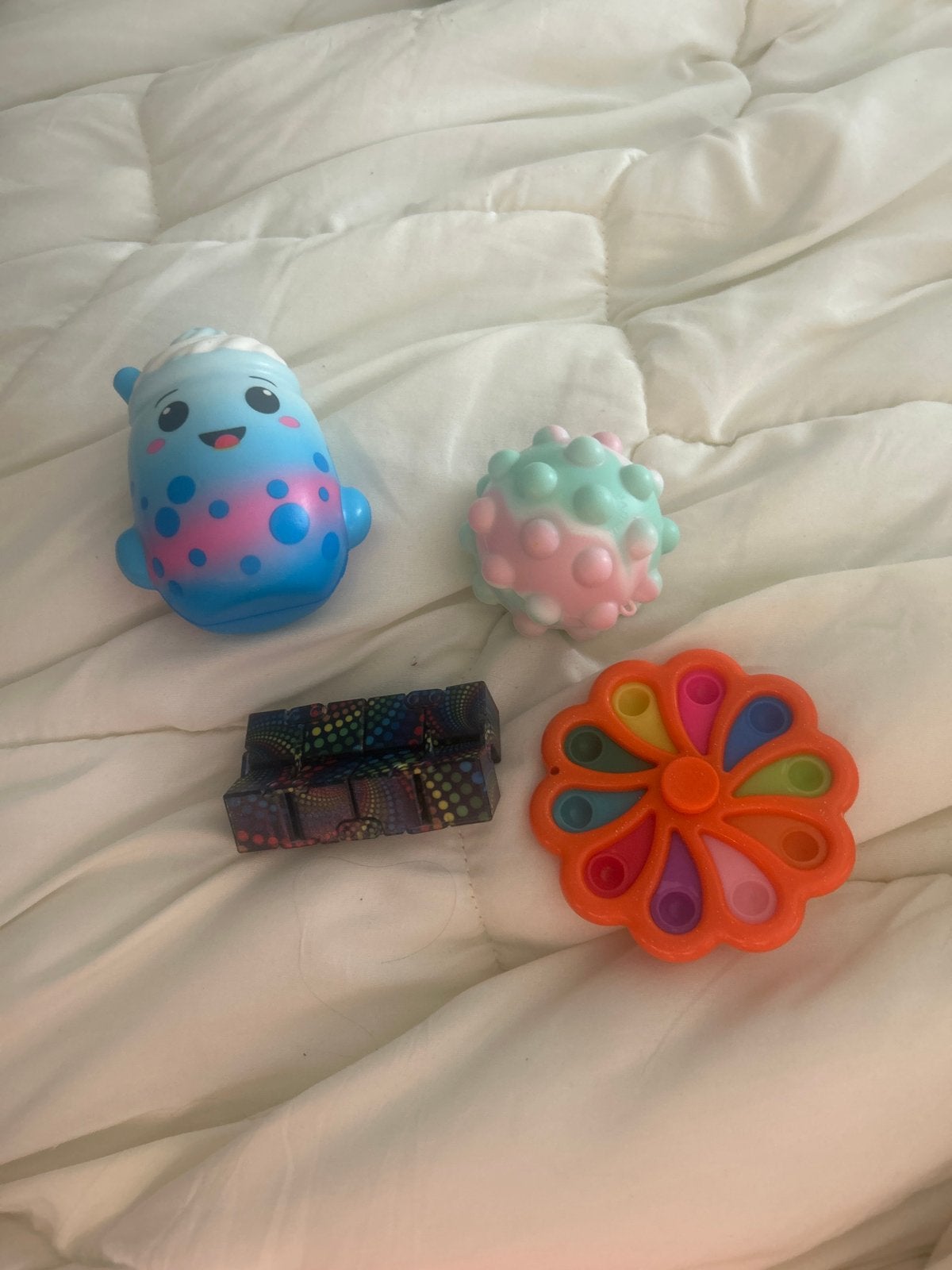 Leuke Fidget Toys Set - Squishy, Pop It en meer!, Ophalen, Gebruikt, Jongen of Meisje