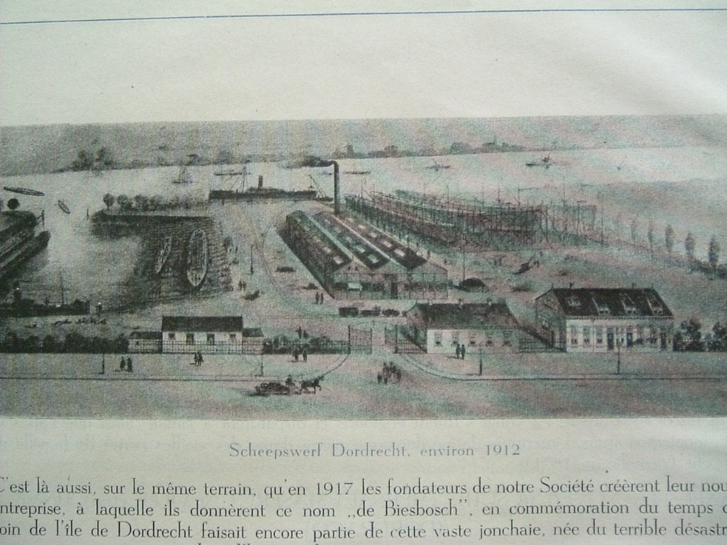 Scheepswerf en Machinefabriek De Biesbosch, 1917 - 1947., Verzamelen, Ophalen of Verzenden, Gebruikt, Motorboot, Boek of Tijdschrift