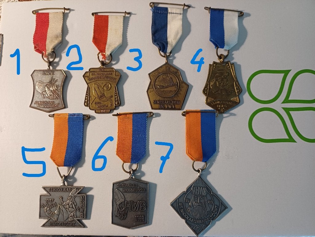 Medaille Sinterklaas St. Nicolaas Leeuwarden Uithuizen NHWB, Ophalen of Verzenden, Overige materialen