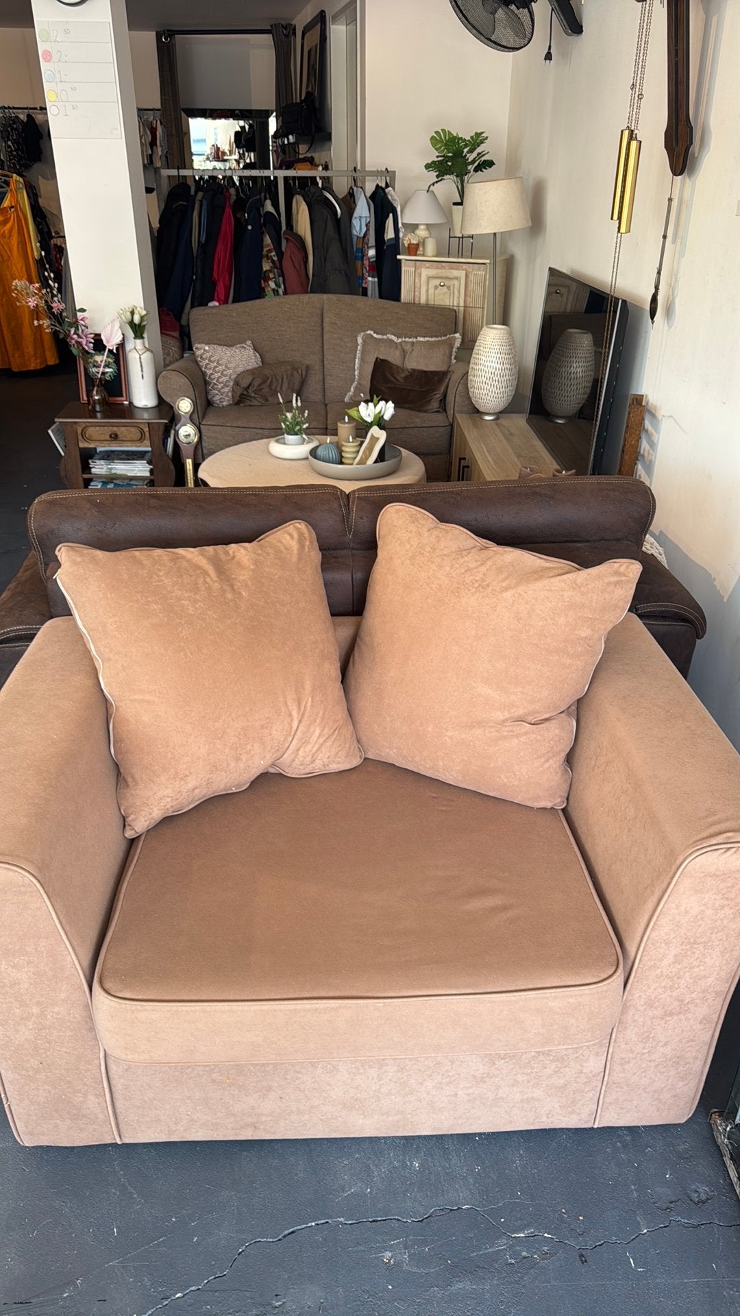 ZGN love seat, Ophalen, Tweepersoons, 75 tot 100 cm, Zo goed als nieuw