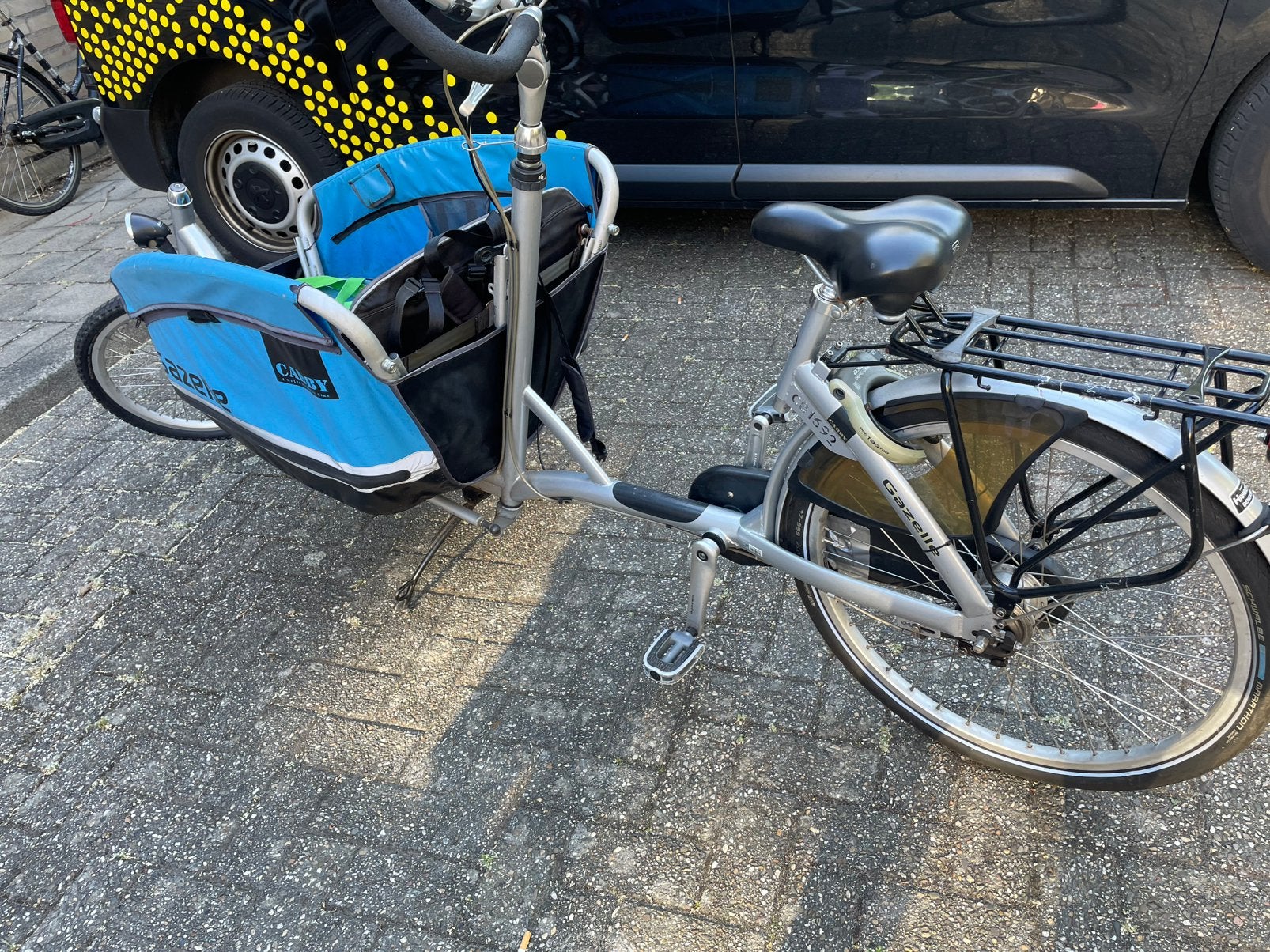 Bakfiets, Ophalen of Verzenden, Gebruikt, Kinderkar, 80 kg of meer