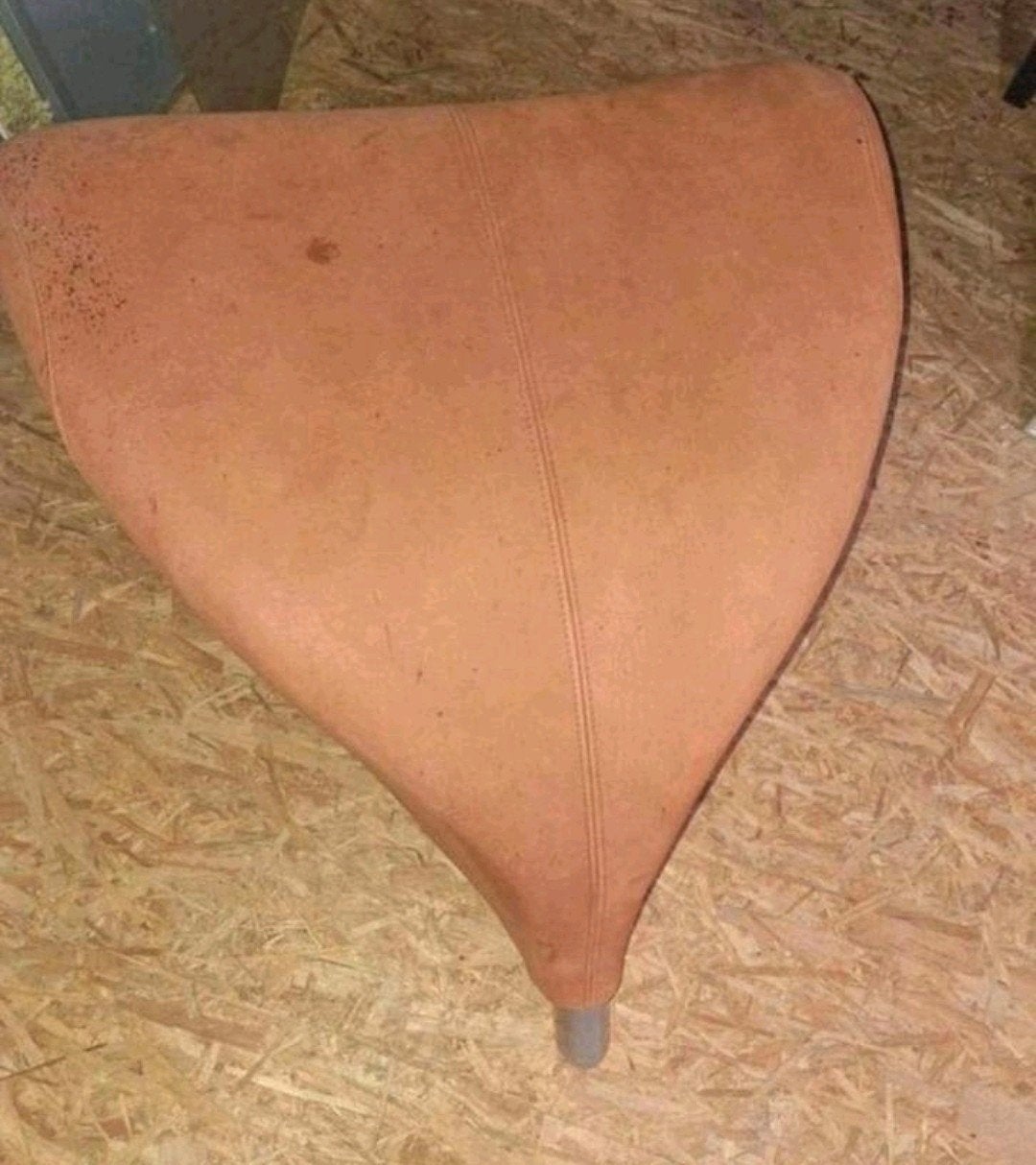 Design leolux voetenbankje, Ophalen, Gebruikt, Rechthoekig, Minder dan 50 cm