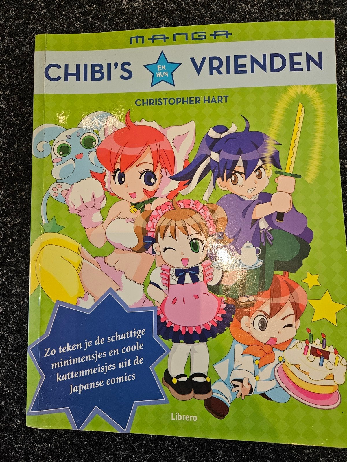 Manga Chibi's en hun vrienden: Tekenboek, Boeken, Kinderboeken | Jeugd | onder 10 jaar, Zo goed als nieuw, Non-fictie, Ophalen of Verzenden