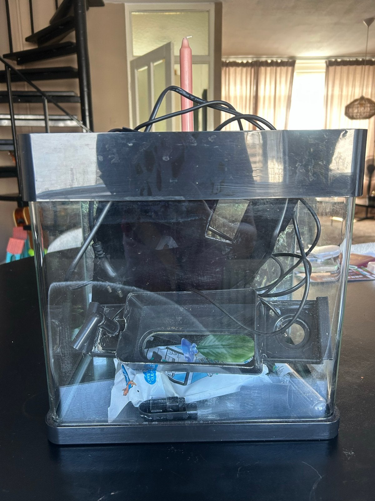 Superfish panorama 20 liter, Dieren en Toebehoren, Ophalen, Zo goed als nieuw, Leeg aquarium, Superfish