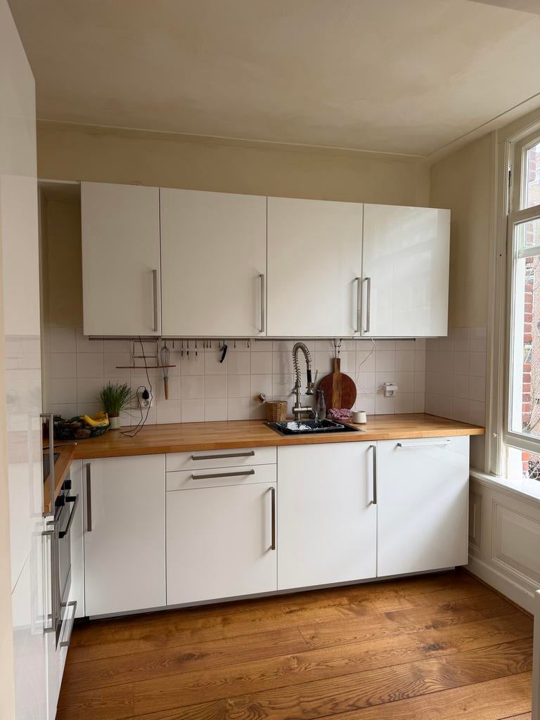 IKEA witte hoogglans keukendeurtjes/frontjes, Ophalen, Gebruikt, Wit, 50 tot 100 cm