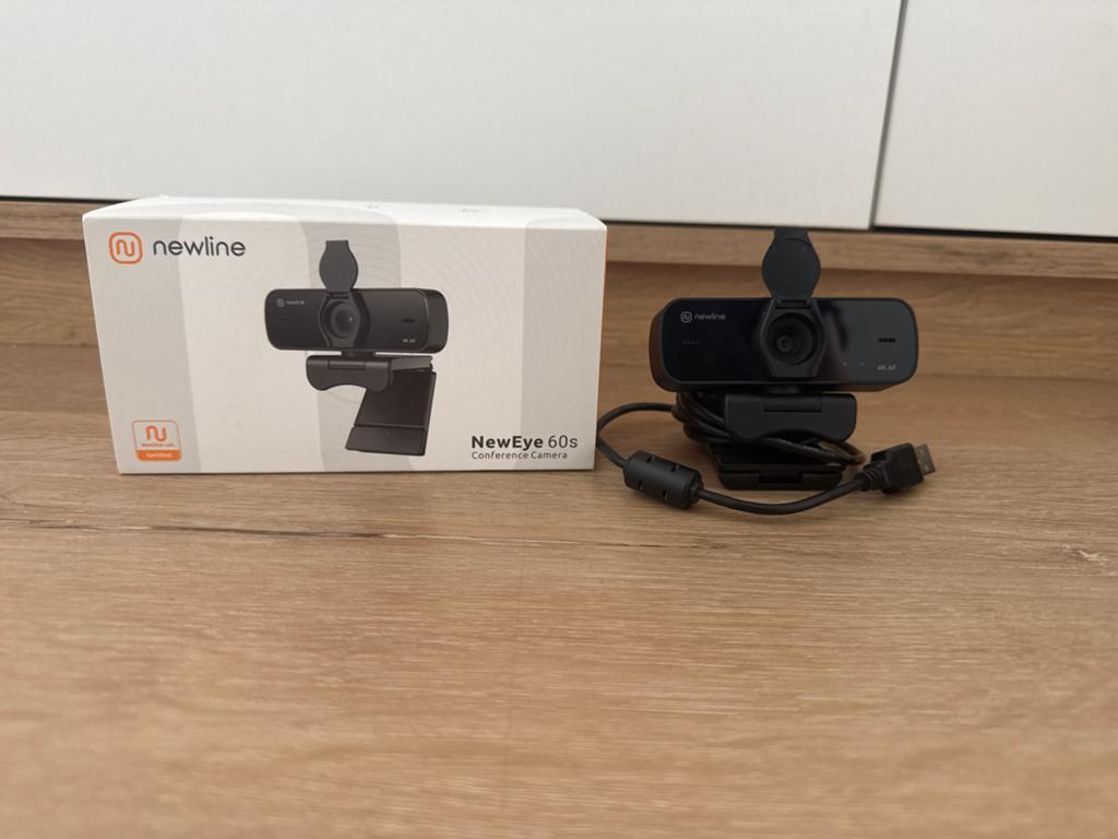 Newline NewEye 60s 4K USB Conference Camera Webcam, Computers en Software, Webcams, Ophalen, MacOS, Zo goed als nieuw, Monitorclip
