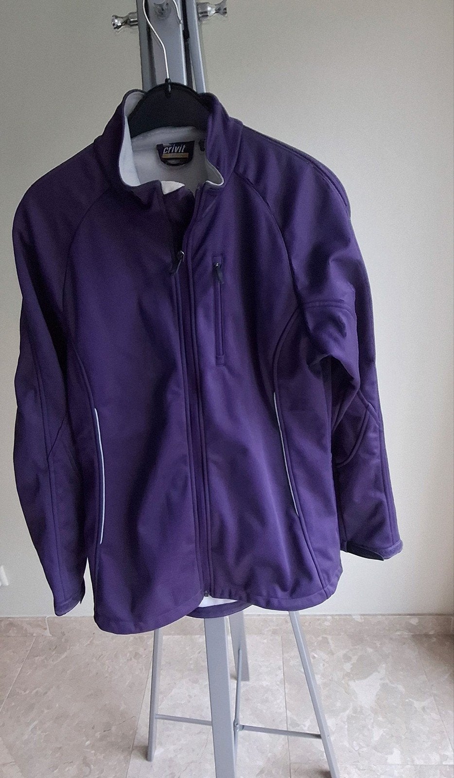 Crivit fietsjas met reflecterende strepen en ritszakken mt M, Gebruikt, M, Dames, Crivit Sports