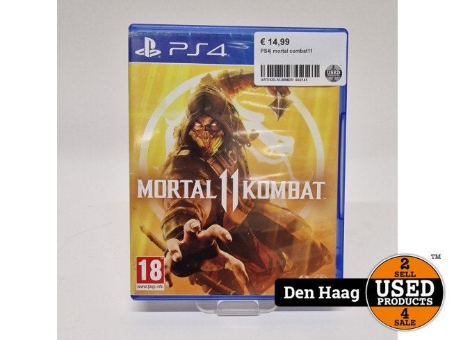 PS4| mortal combat11, Sony, Zo goed als nieuw, Support@sony.com, 1-7-1 Konan, Minato-ku
Tokyo 108-0075
Japan