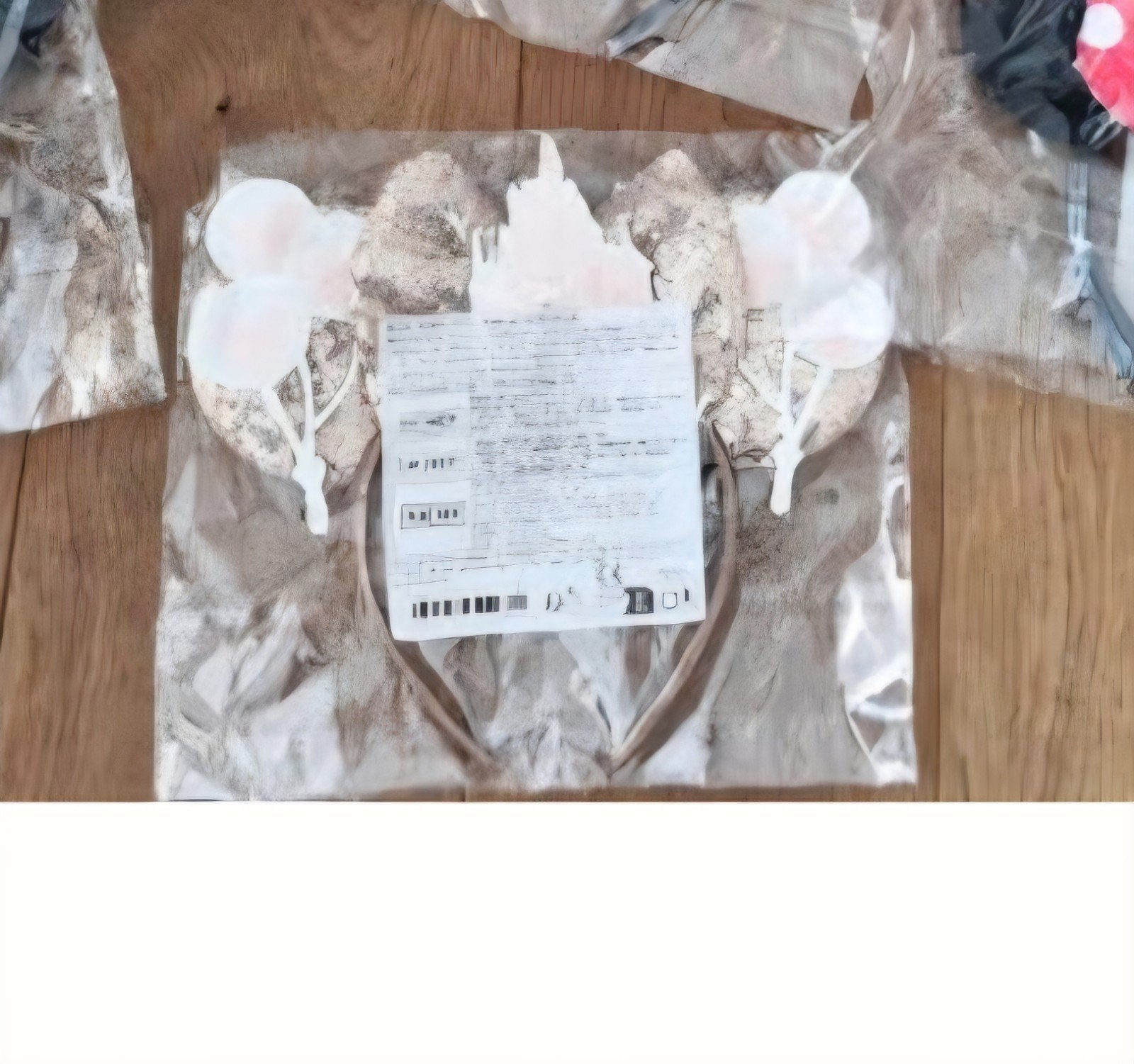 Minnie Mouse Diadeem met Kasteel - Roze Pailletten, Ophalen of Verzenden, Zo goed als nieuw, Onbekend