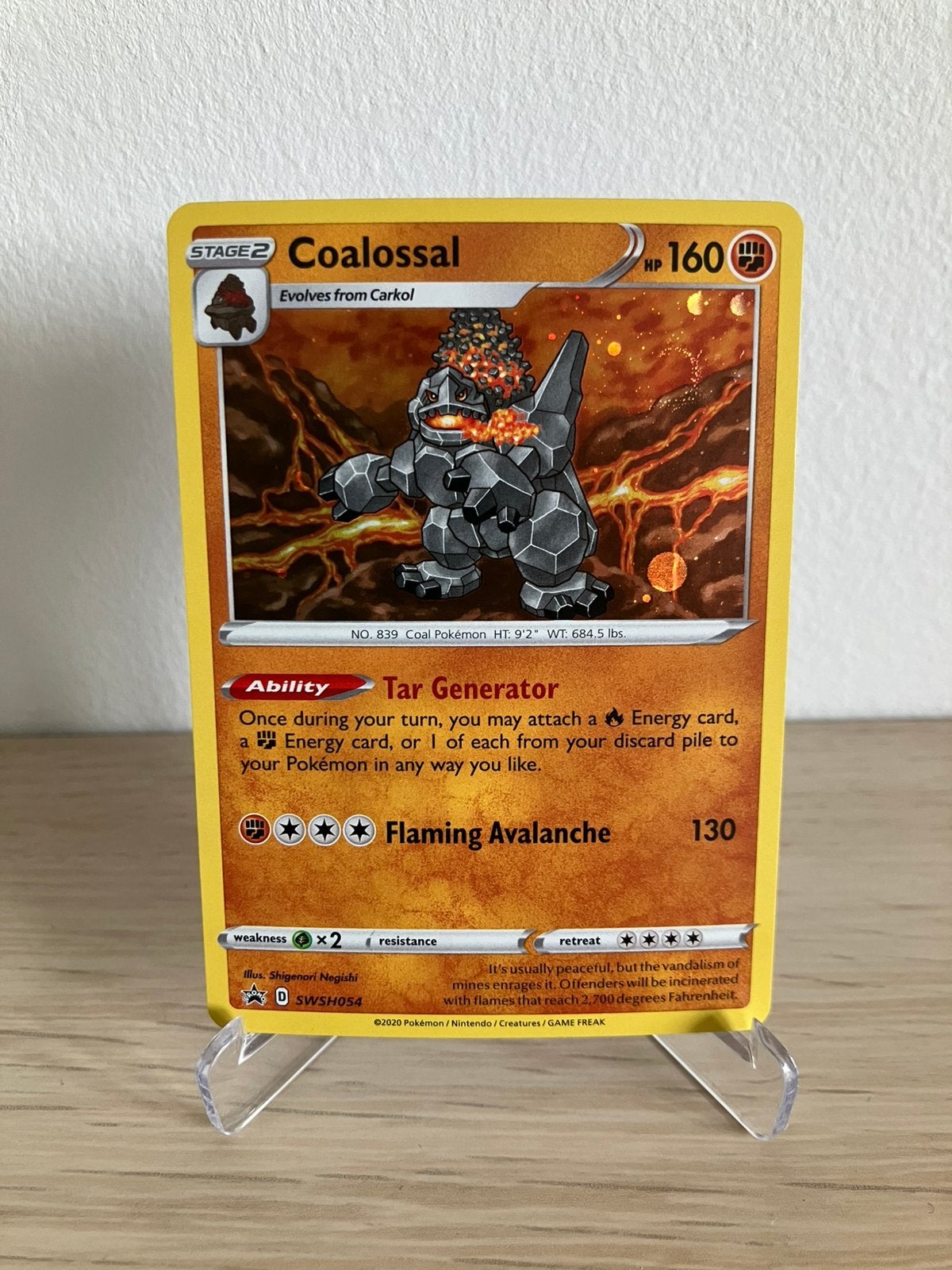 Coalossal SWSH054 promo, Ophalen of Verzenden, Zo goed als nieuw, Losse kaart