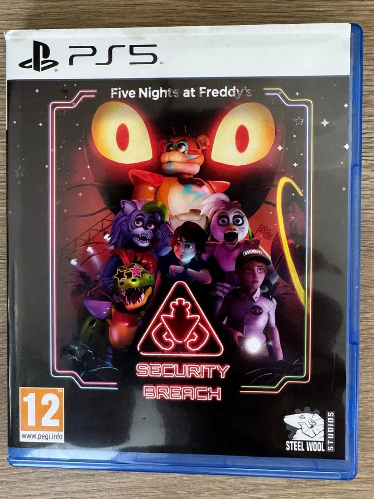 Five Nights at Freddy's: Security Breach PS5 (incl. stickers, Avontuur en Actie, 1 speler, Ophalen of Verzenden, Zo goed als nieuw