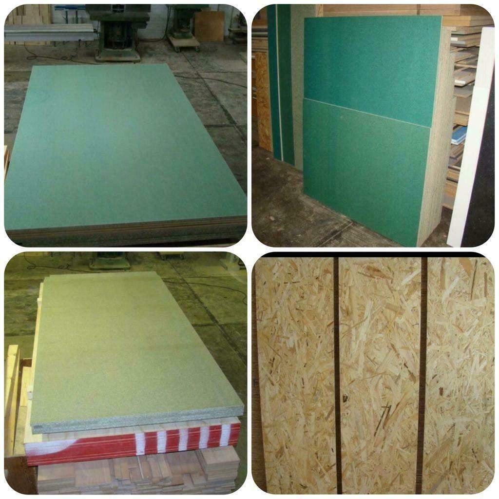 126. Spaanplaat V313 vochtbestendig 18 /16 /9 mm nieuw, Ophalen, Minder dan 25 mm, Nieuw, Plank