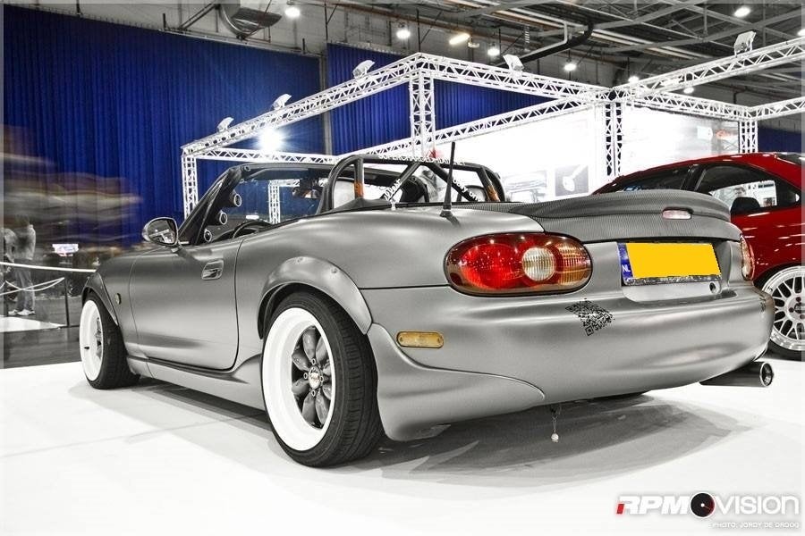 JapPower AP1 rear mudflap set - Mazda Mx5 Mx-5 NB-FL NBFL, Auto diversen, Ophalen of Verzenden