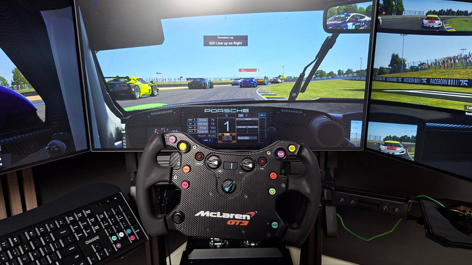 Fanatec CSL DD PS5, McL GT3 V2, CSL Elite V2 Pedals + mods, Online, 1 speler, Racen en Vliegen, Ophalen of Verzenden