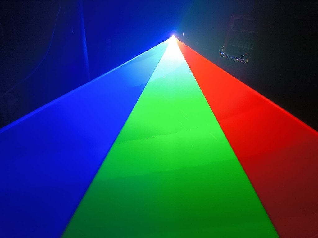 Nieuwe First Class 12W Fullcolor 40kpps, Ilda, Dmx, Android, Ophalen of Verzenden, Nieuw, Licht, Geluidgestuurd