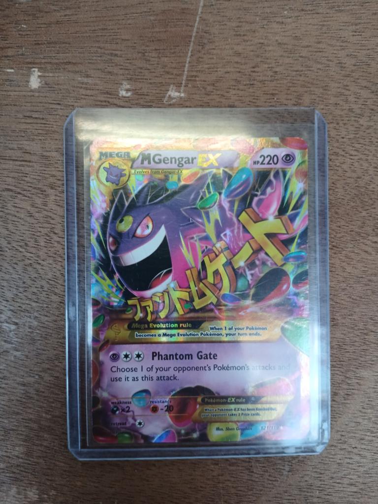 M Gengar EX Pokémon kaart (Foil), Verzenden, Gebruikt, Losse kaart, Foil