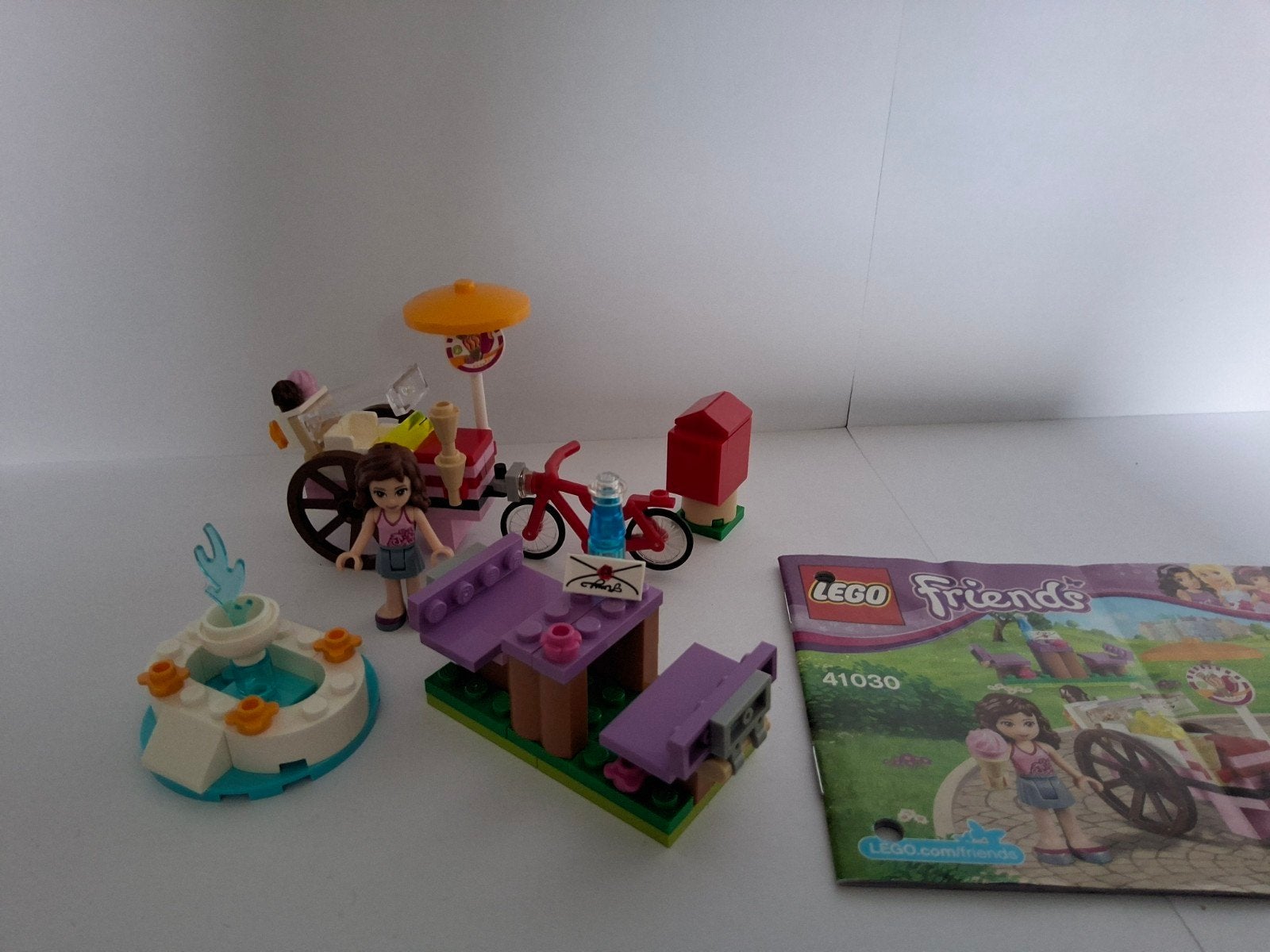 Lego Friends 41030 Emma's IJscowagen - Complete Set, Gebruikt, Lego, Friends, Ophalen of Verzenden