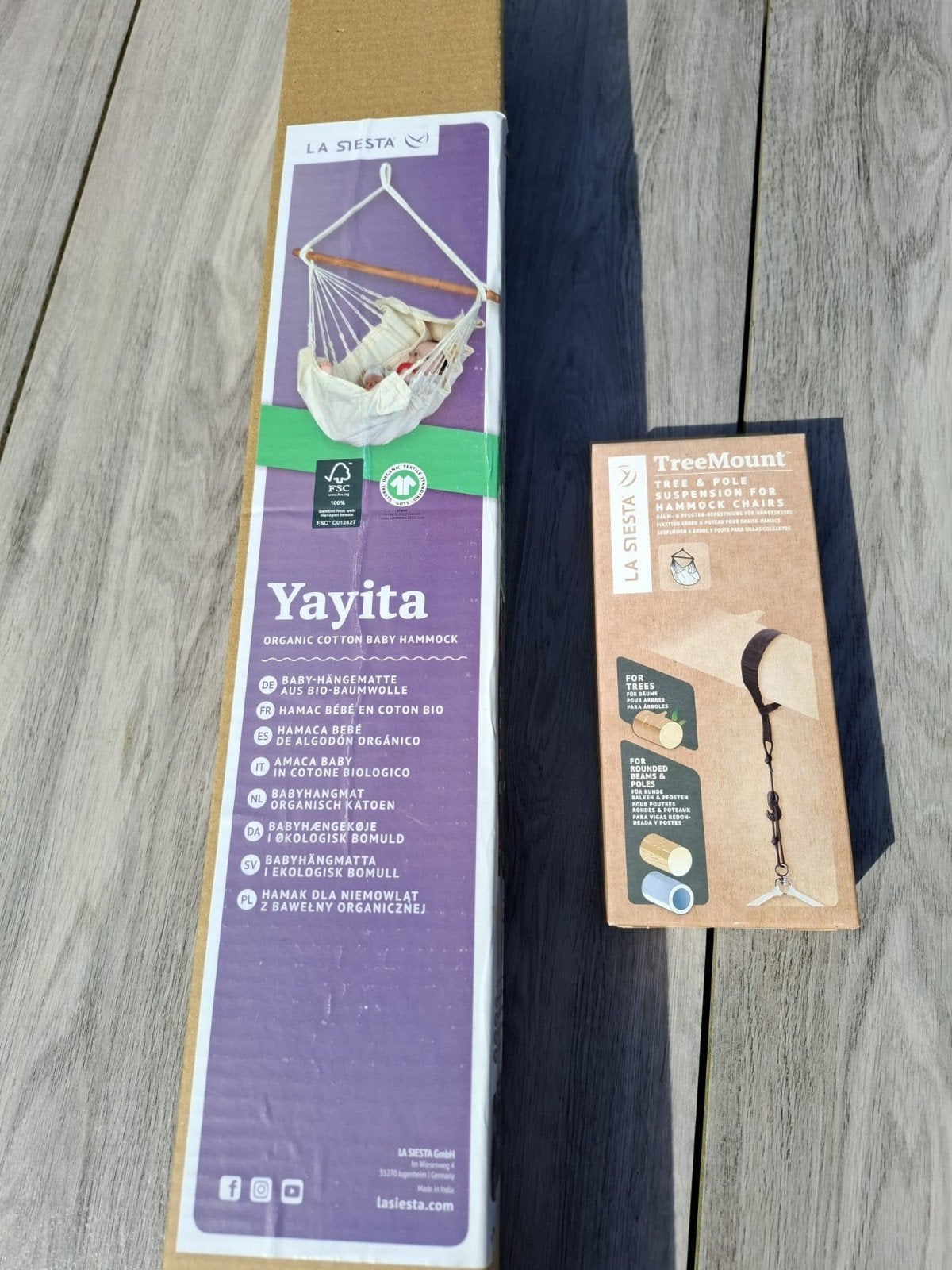 La Siesta Yayita Babyhangmat met TreeMount ophanging, Ophalen of Verzenden, Nieuw, Overige typen, Overige merken
