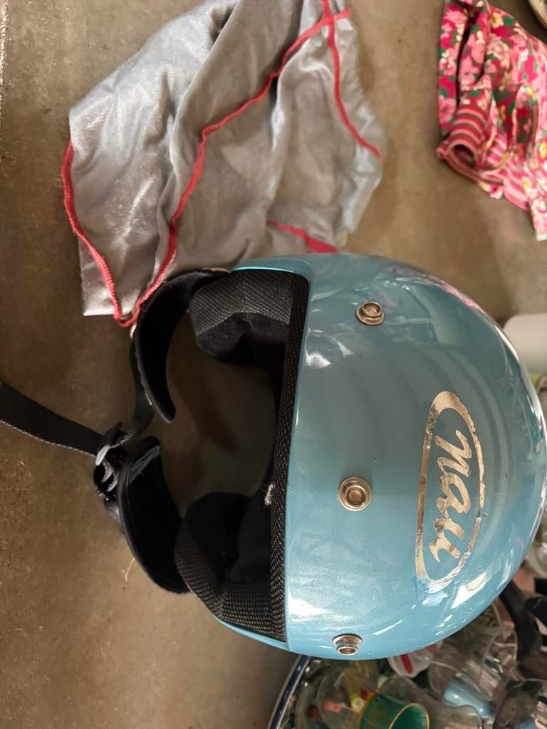 Nau retro helm maat xs, Ophalen of Verzenden, Gebruikt, Extra small of kleiner