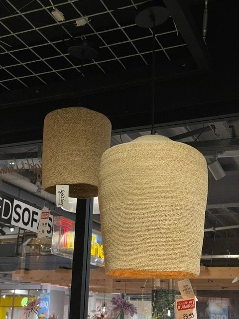Hanglamp(en) zeegras BOLSENA Light & Living, Ophalen of Verzenden, Nieuw, Natuurlijk materiaal, E27 (groot)
