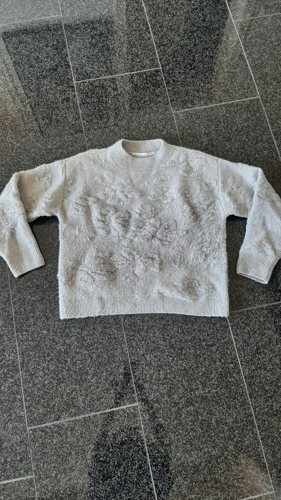 Grijze trui Alpaca wol, Ophalen of Verzenden, Zo goed als nieuw, Yaya, Maat 36 (S)