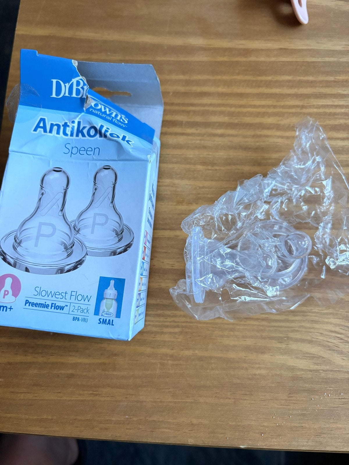 Dr. Brown's Antikoliek Speen Preemie Flow (0m+), Ophalen, Nieuw