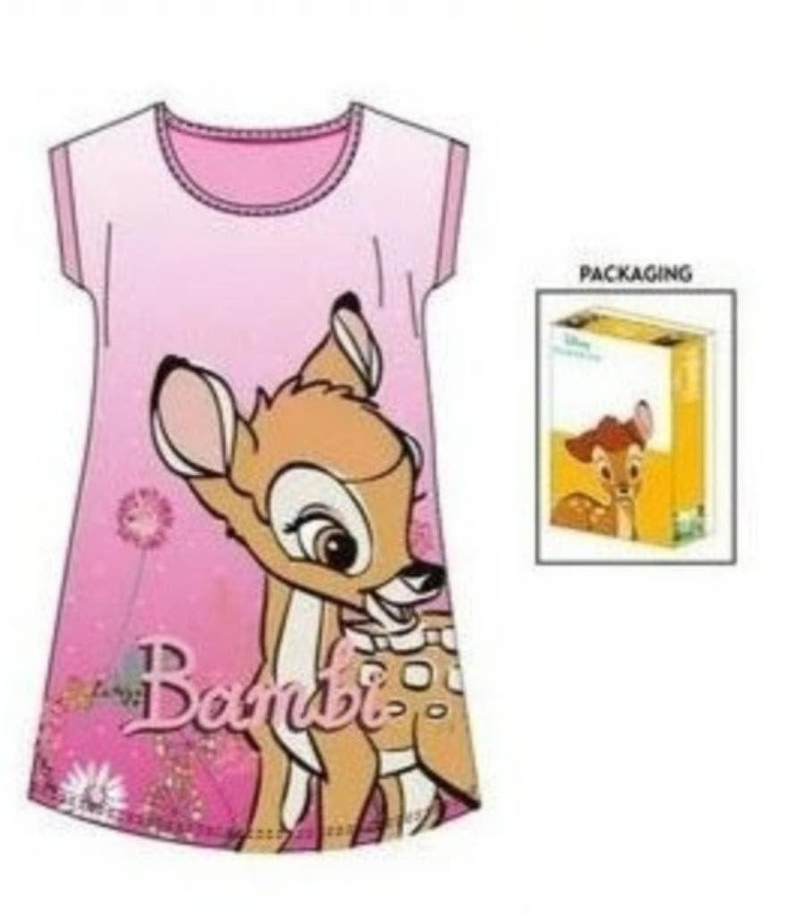 Bambi Nachthemd Roze - Maat 104 - 122 - Disney - Katoen, Disney, Nacht- of Onderkleding, Meisje, Nieuw