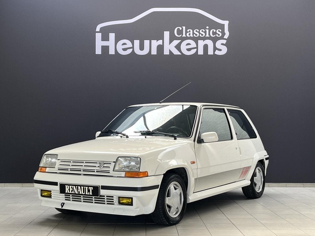 Renault 5 1.4 GT Turbo | Nieuwstaat |, Auto's, Stof, Gebruikt, 4 cilinders, Wit