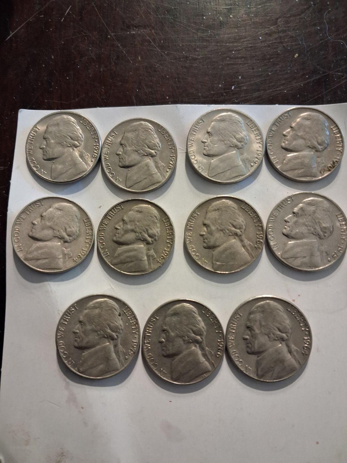 Amerikaanse munten set: Dimes, Nickels, Pennies, Postzegels en Munten, Munten | Amerika, Ophalen of Verzenden, Noord-Amerika, Setje