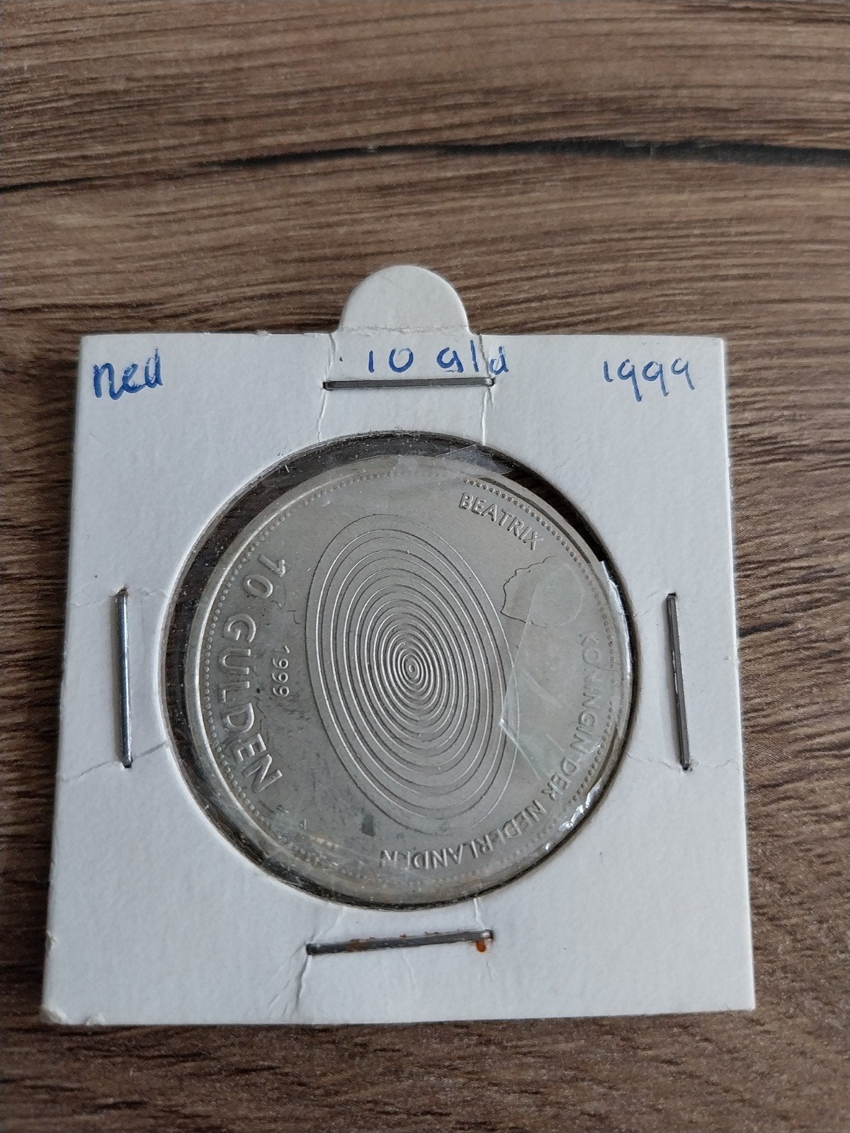 Zilveren 10 Gulden Munt 1999 Beatrix, Koningin Beatrix, Zilver, Ophalen of Verzenden, Losse munt