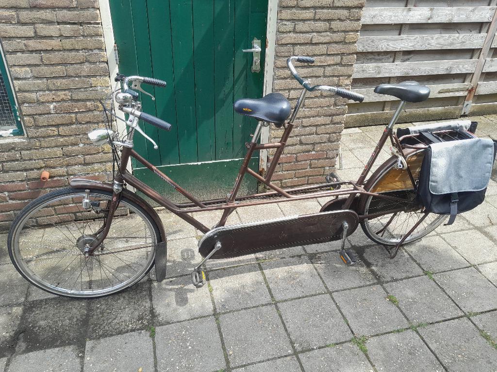Gazelle tandem met 3 versnellingen, Fietsen en Brommers, Fietsen | Tandems, Gebruikt, 55 cm of meer, Meer dan 20 versnellingen