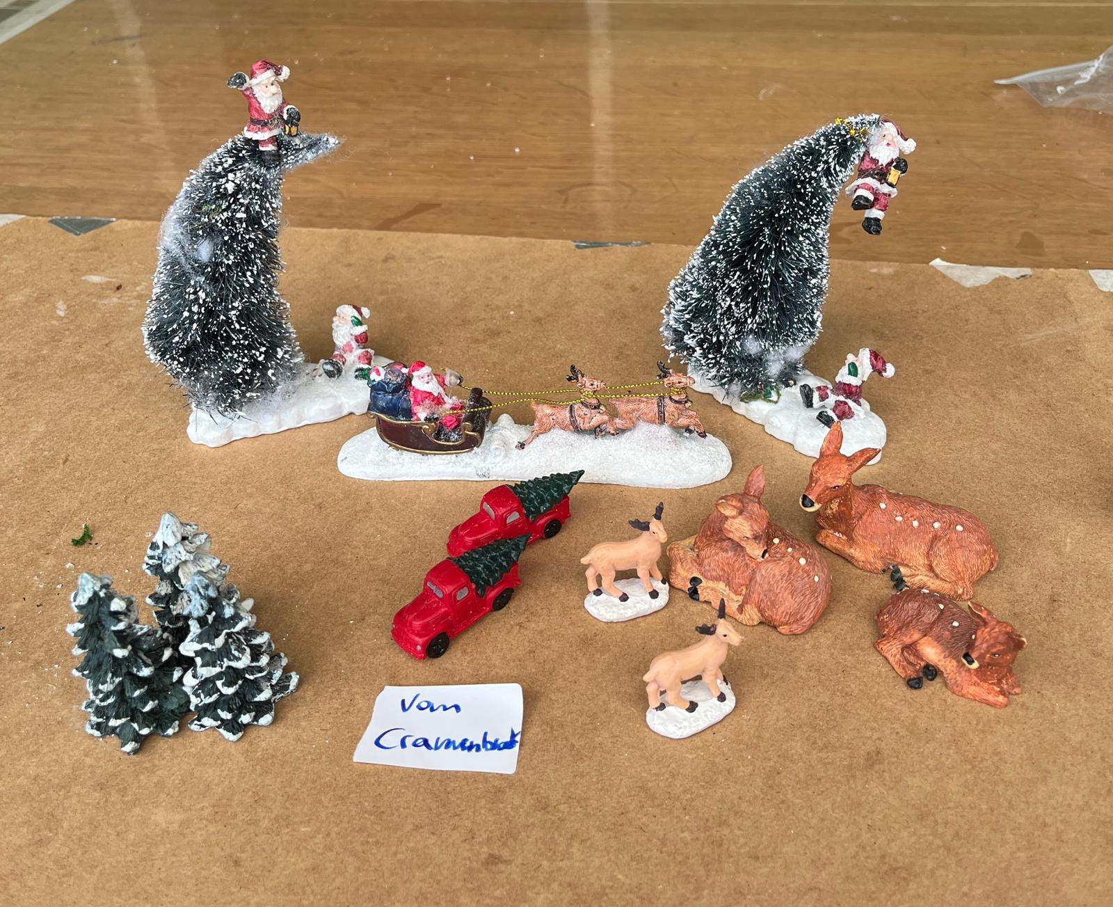 Cranenbroek kerstdorp figuren, Ophalen of Verzenden, Zo goed als nieuw