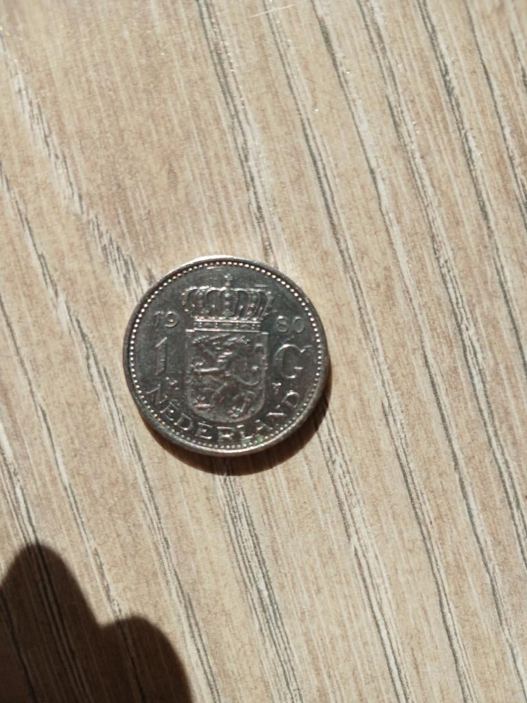 1 Gulden 1980 Koningin Juliana - Nederlandse Munt, Postzegels en Munten, Ophalen of Verzenden, Koningin Juliana, 1 gulden, Losse munt