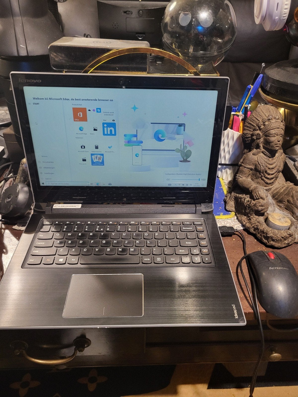 Mooie Lenovo laptop met muis, oplader en laptoptas, Computers en Software, Met videokaart, 15 inch, Lenovo Laptop, Ophalen of Verzenden