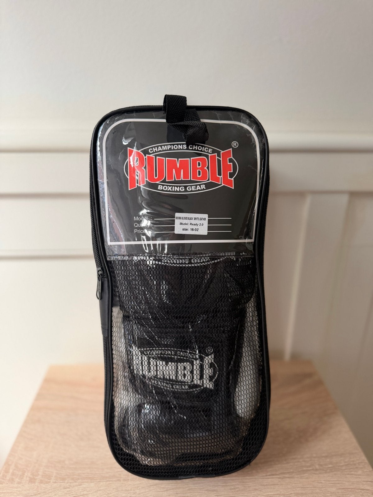 Nieuwe Rumble Ready 2.0 Lederen Bokshandschoenen 16oz, Ophalen of Verzenden, Nieuw, Bokshandschoenen