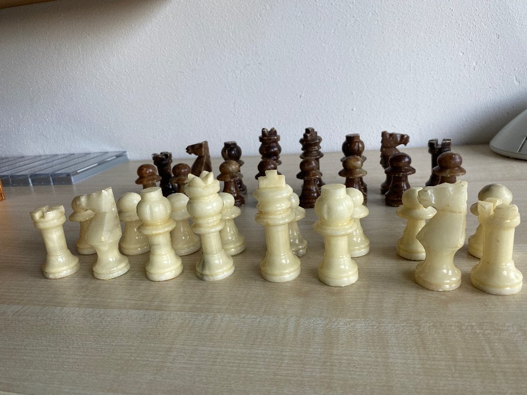 Albast Schaakspel, Hobby en Vrije tijd, Gezelschapsspellen | Bordspellen, Een of twee spelers, Ophalen, Gebruikt