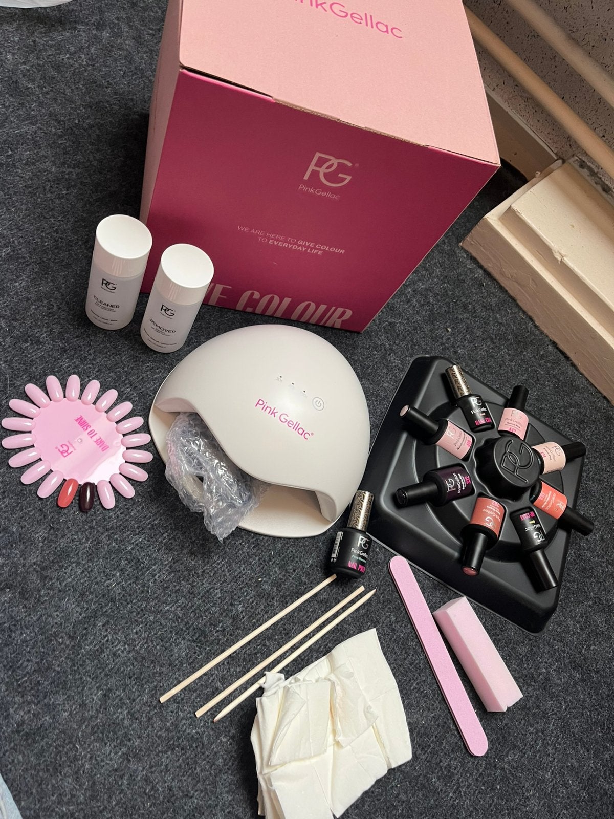 Pink gellac, Ophalen of Verzenden, Zo goed als nieuw, Roze, Handen en Nagels