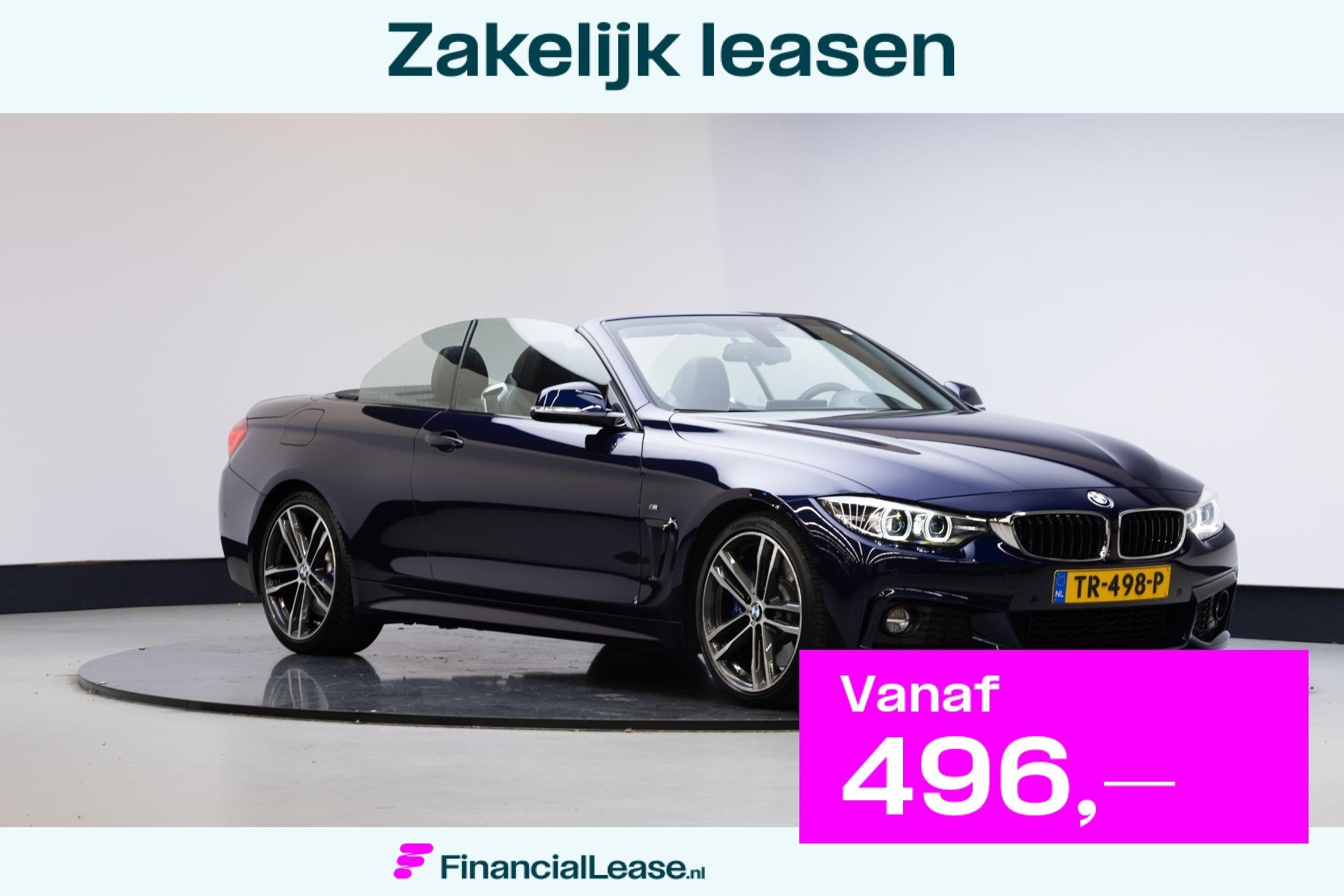 BMW 4-serie Cabrio 430i High Executive | NL auto | 1st eigen, Automaat, Achterwielaandrijving, Gebruikt, Bedrijf