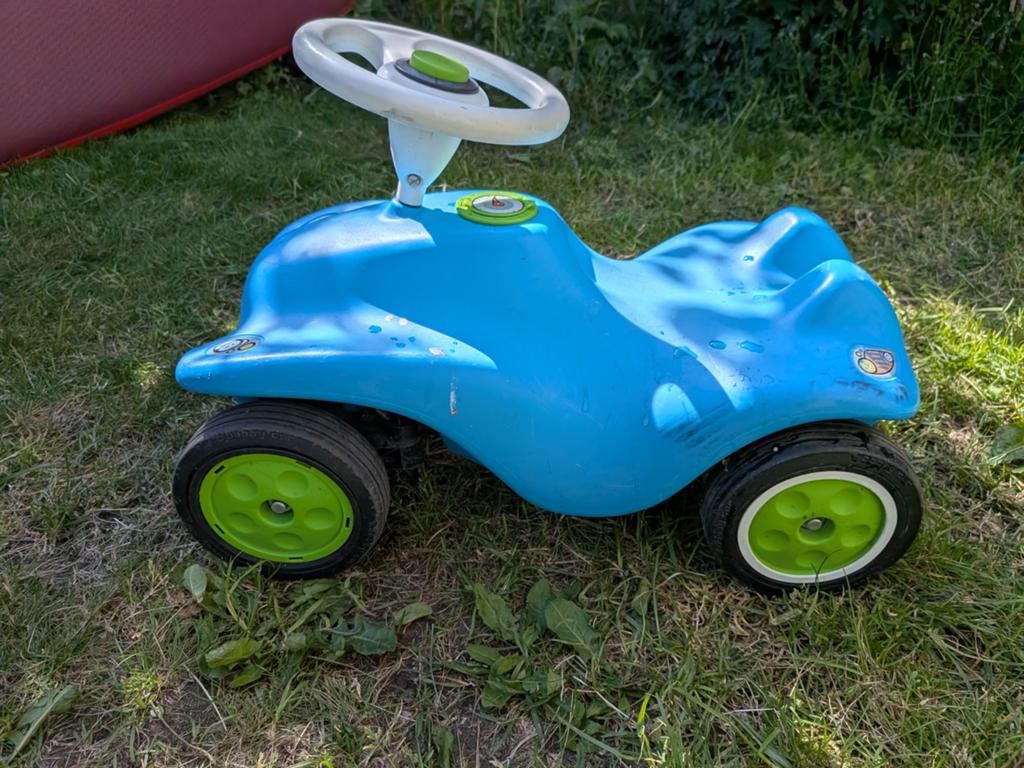 Blauwe loopauto voor kinderen - BIG Bobby Car Classic, Ophalen, Gebruikt, Loopvoertuig