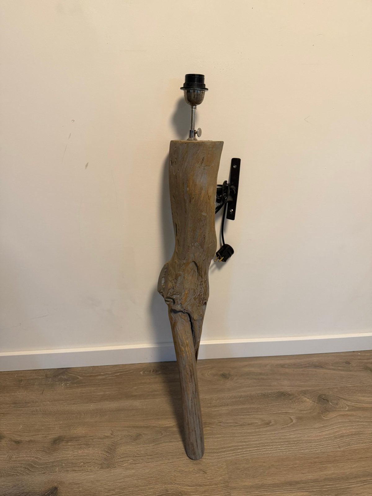 Boomstam wandlamp, Huis en Inrichting, Ophalen of Verzenden