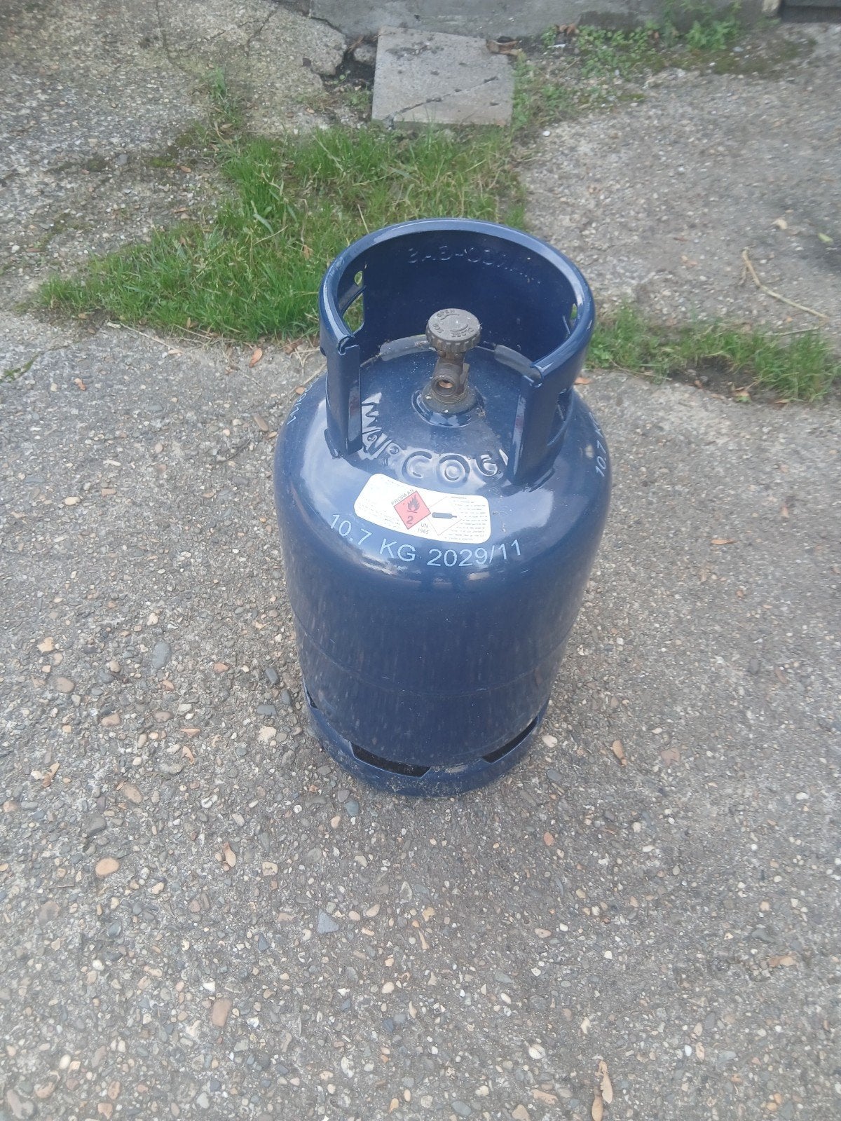 Propaan gasfles 10.7 KG (halfvol), Caravans en Kamperen, Ophalen, Gebruikt