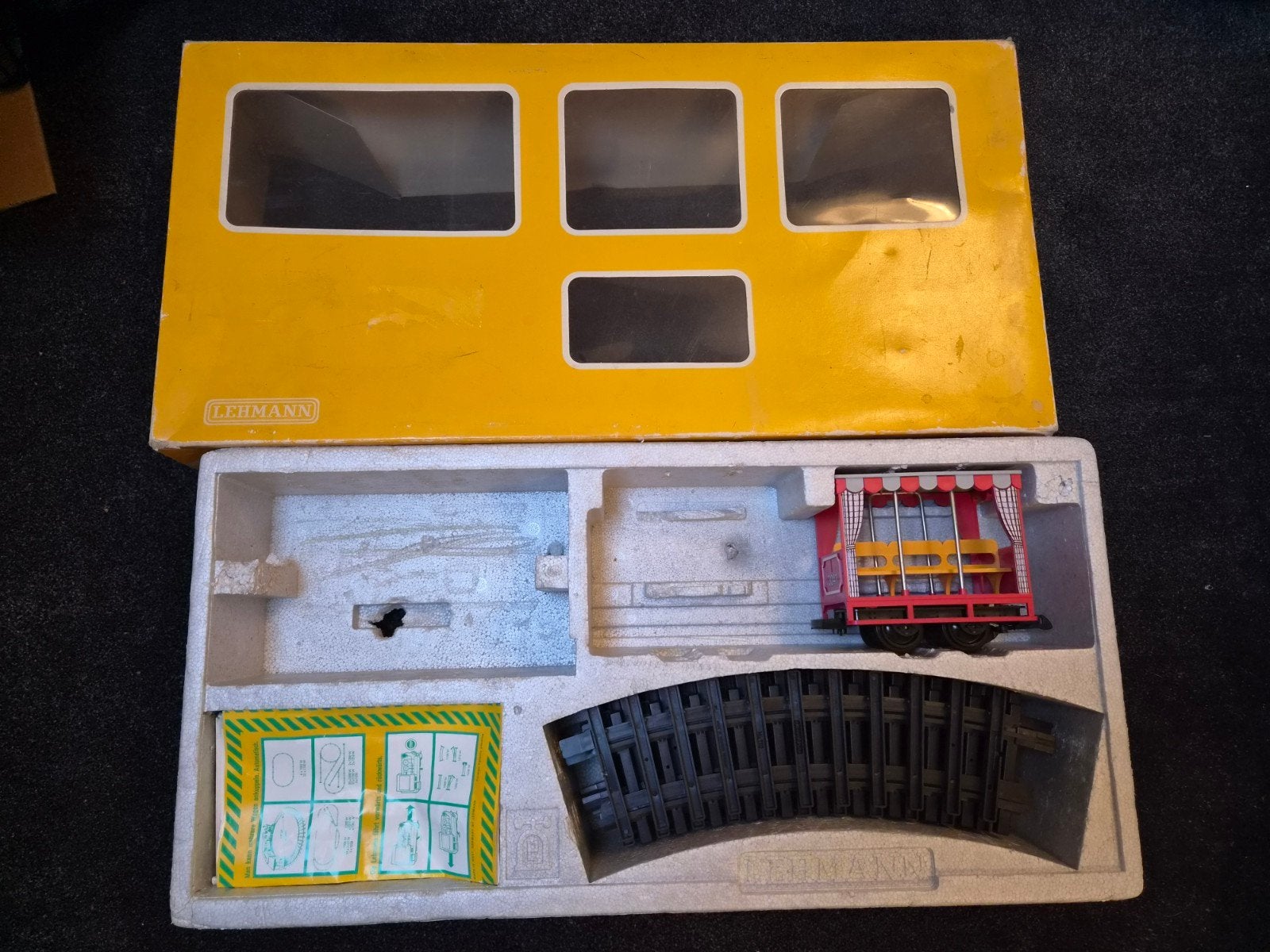 Lehmann LGB set (incompleet) met catalogus uit 1977, Ophalen of Verzenden, Gelijkstroom, LGB