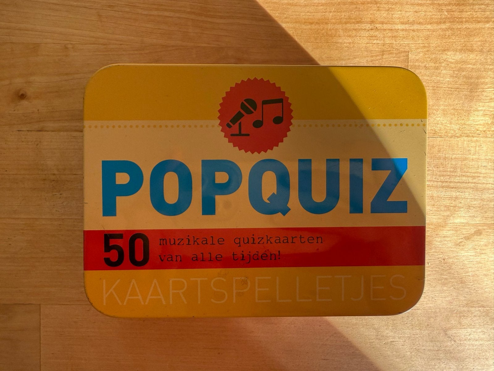 Popquiz: 50 muzikale quizkaarten van alle tijden (Nieuw), Drie of vier spelers, Ophalen of Verzenden, Nieuw